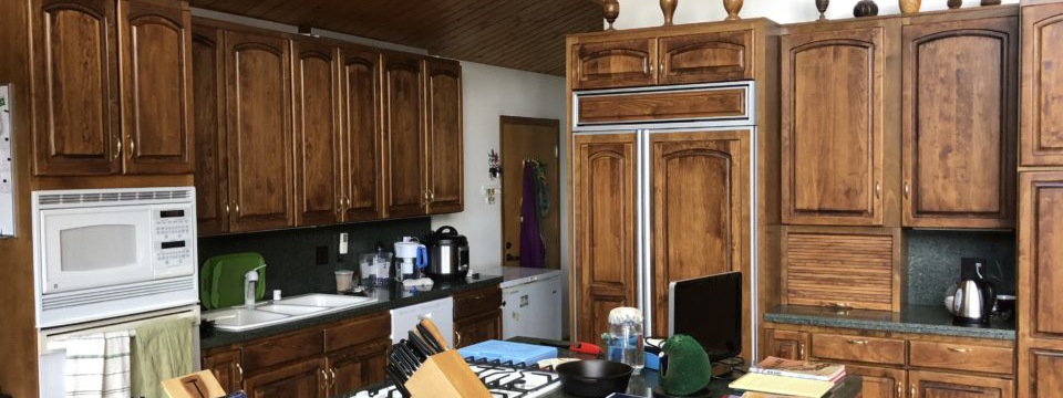 Restain Your Cabinets